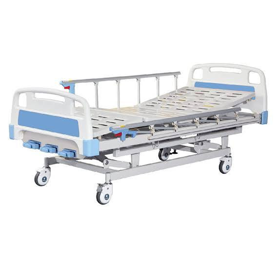 Three crank ICU bed