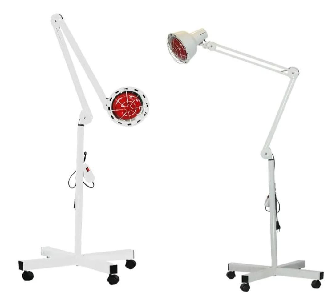 Single bulb standing infrared lamp